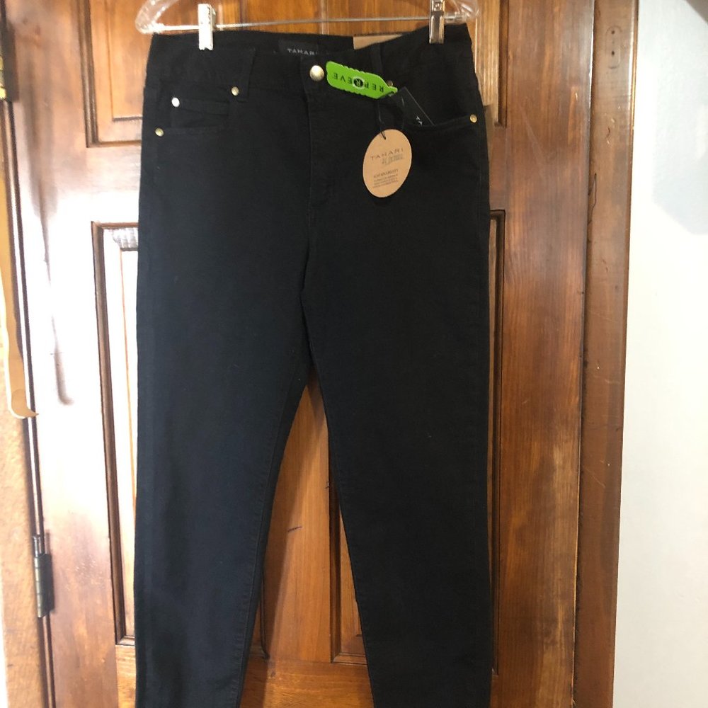 Brand New TAHARI Black Jeans w/Tags